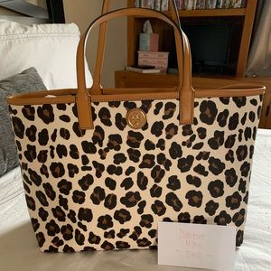 Tory Burch Kerrington Leopard Tote